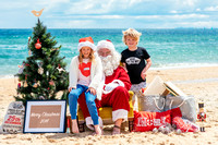 Family santa on beach fb-7