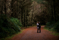 Pre-wedding shoot in the forest