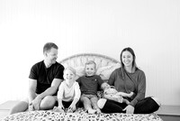 Michael_ Megan_ Ted_ Mac and Newborn baby Poppy-3bw